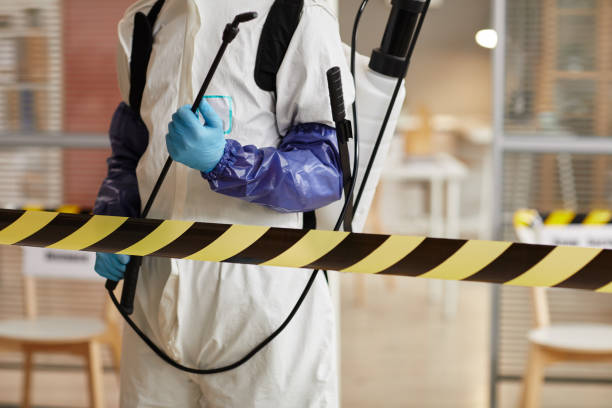 Professional Crime Scene Cleanup technician working in East Baldwin, ME
